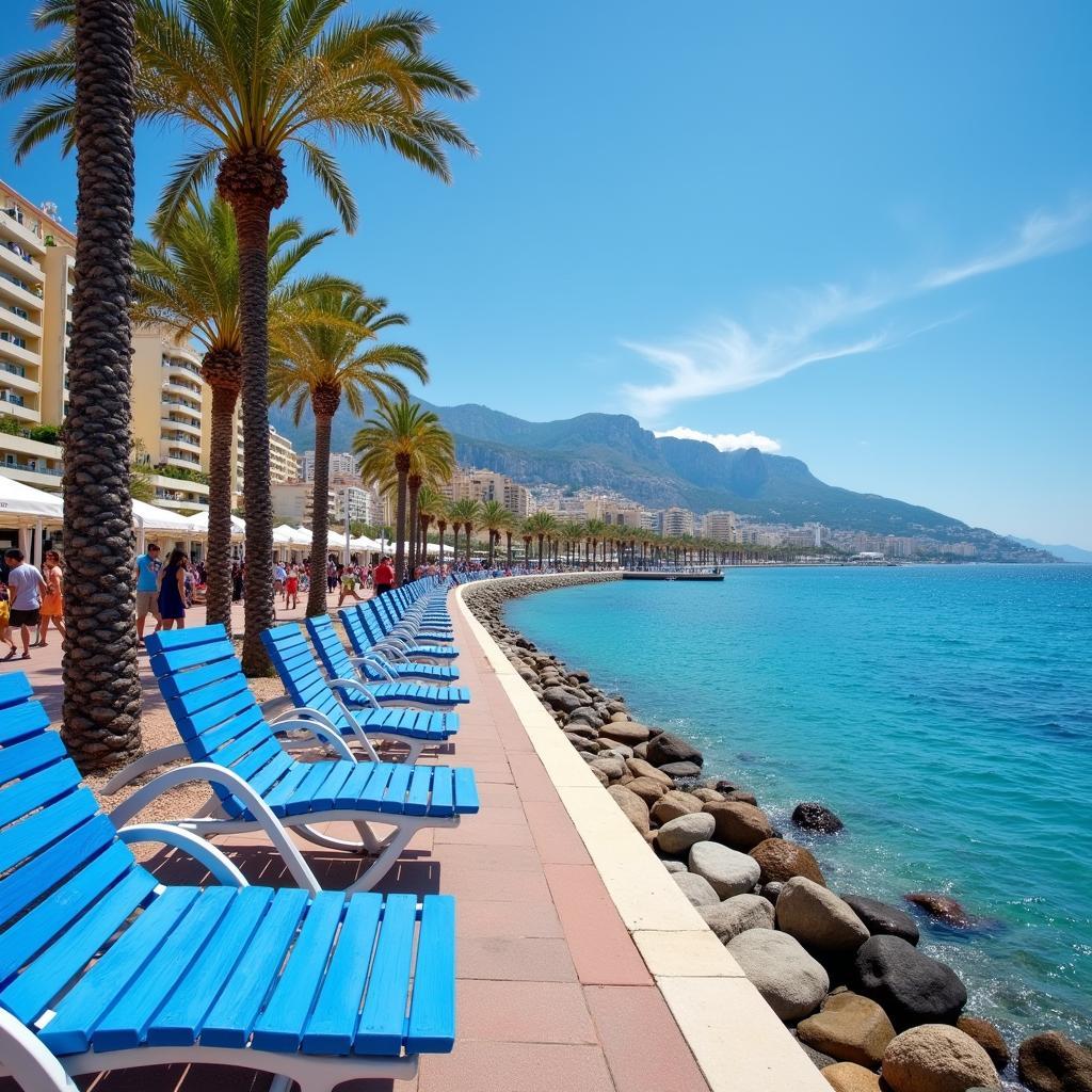 Promenade des Anglais in Nice, France