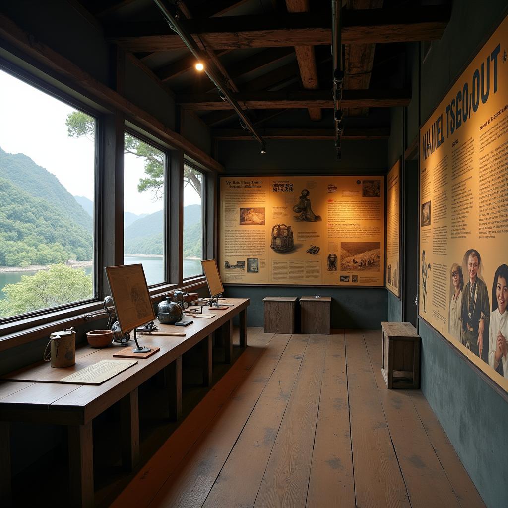 Okunoshima Rabbit Island Poison Gas Museum Exhibit