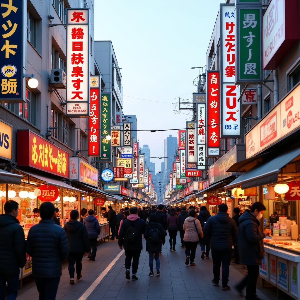 Osaka Dotonbori Street Food during a 3 Days Tour