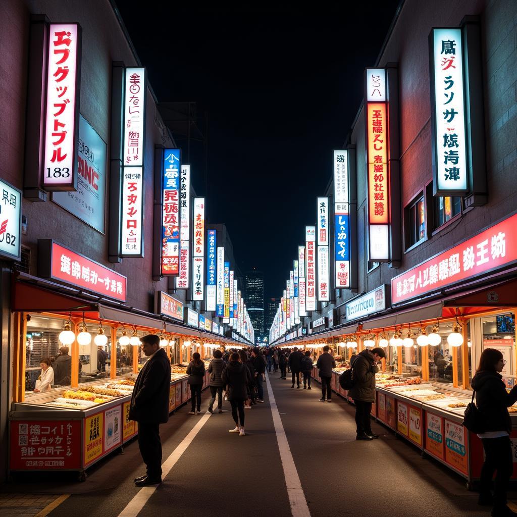 Osaka Dotonbori Street Food at Night: A Culinary Adventure