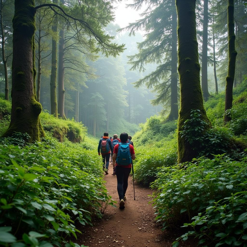 Trekking through the Lush Forests of Phawngpui National Park in Mizoram