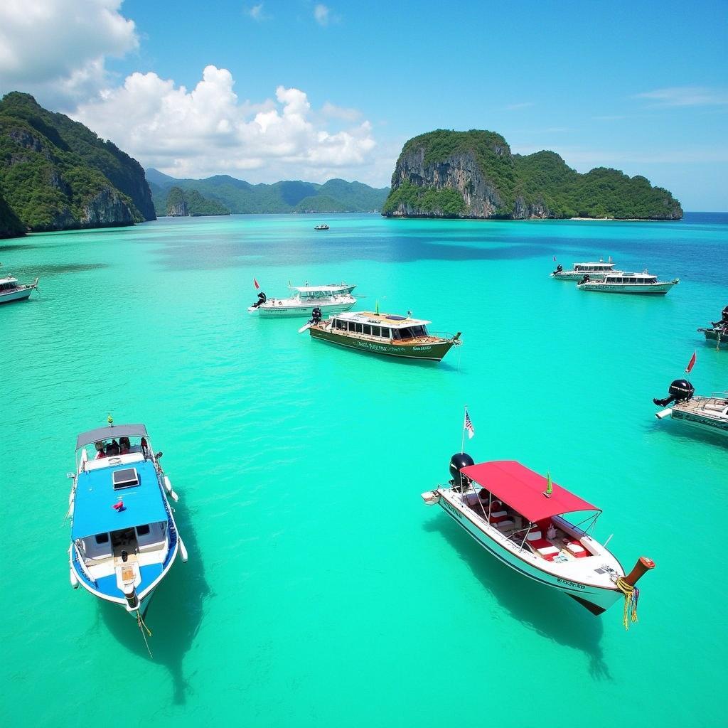 Variety of Phi Phi Island Boat Tours