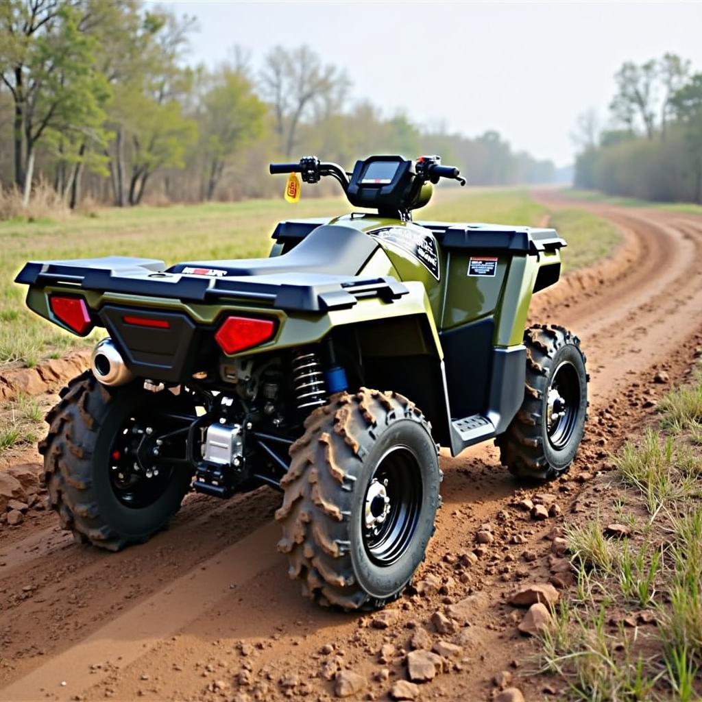 2017 Polaris Sportsman 570 Touring Suspension in Action