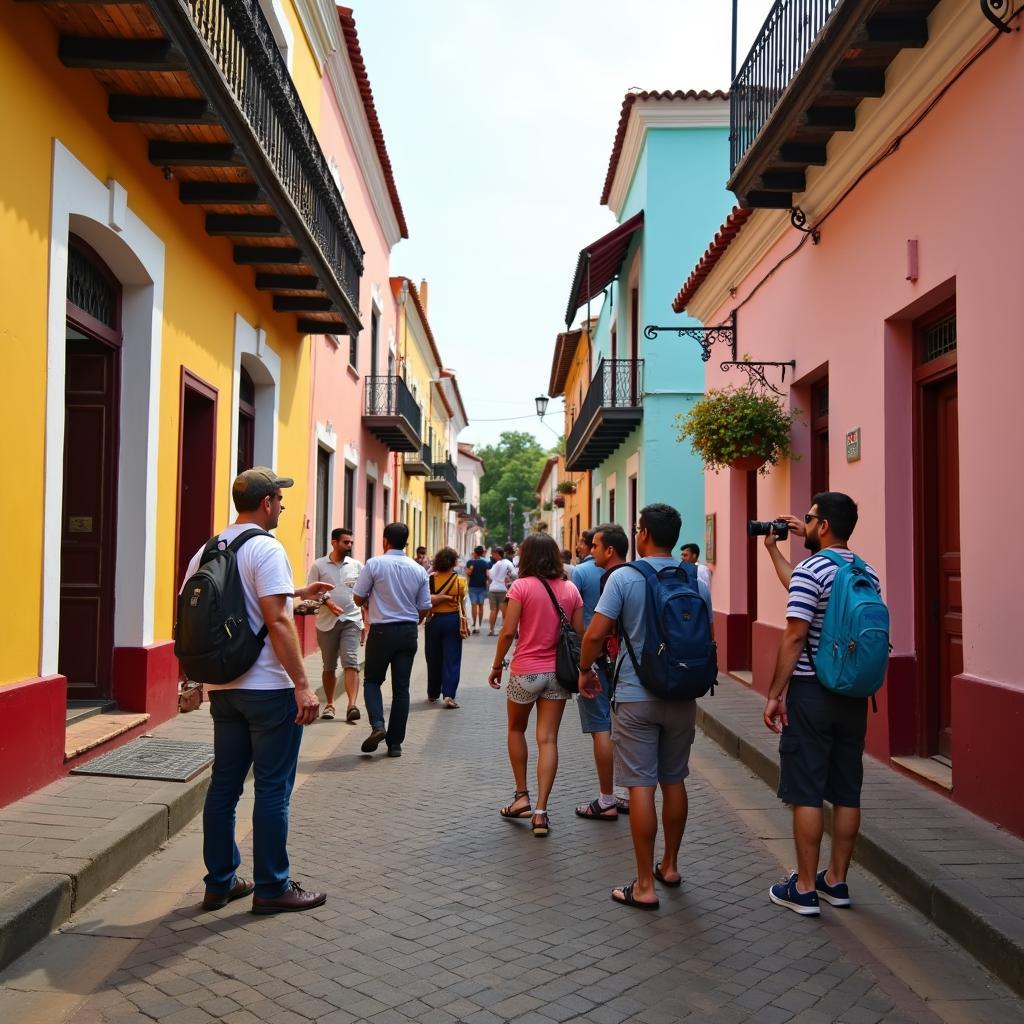 Pondicherry French Quarter with a Tour Guide