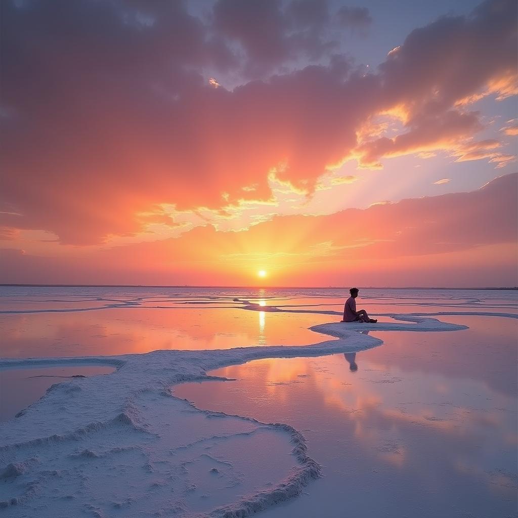 Rann of Kutch Sunset View