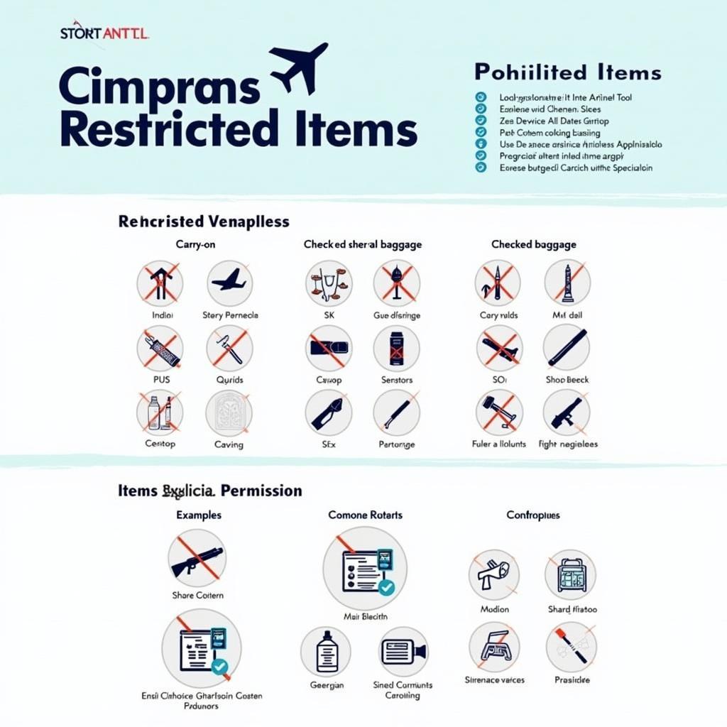 Restricted Items on Air Tours Intl Airways