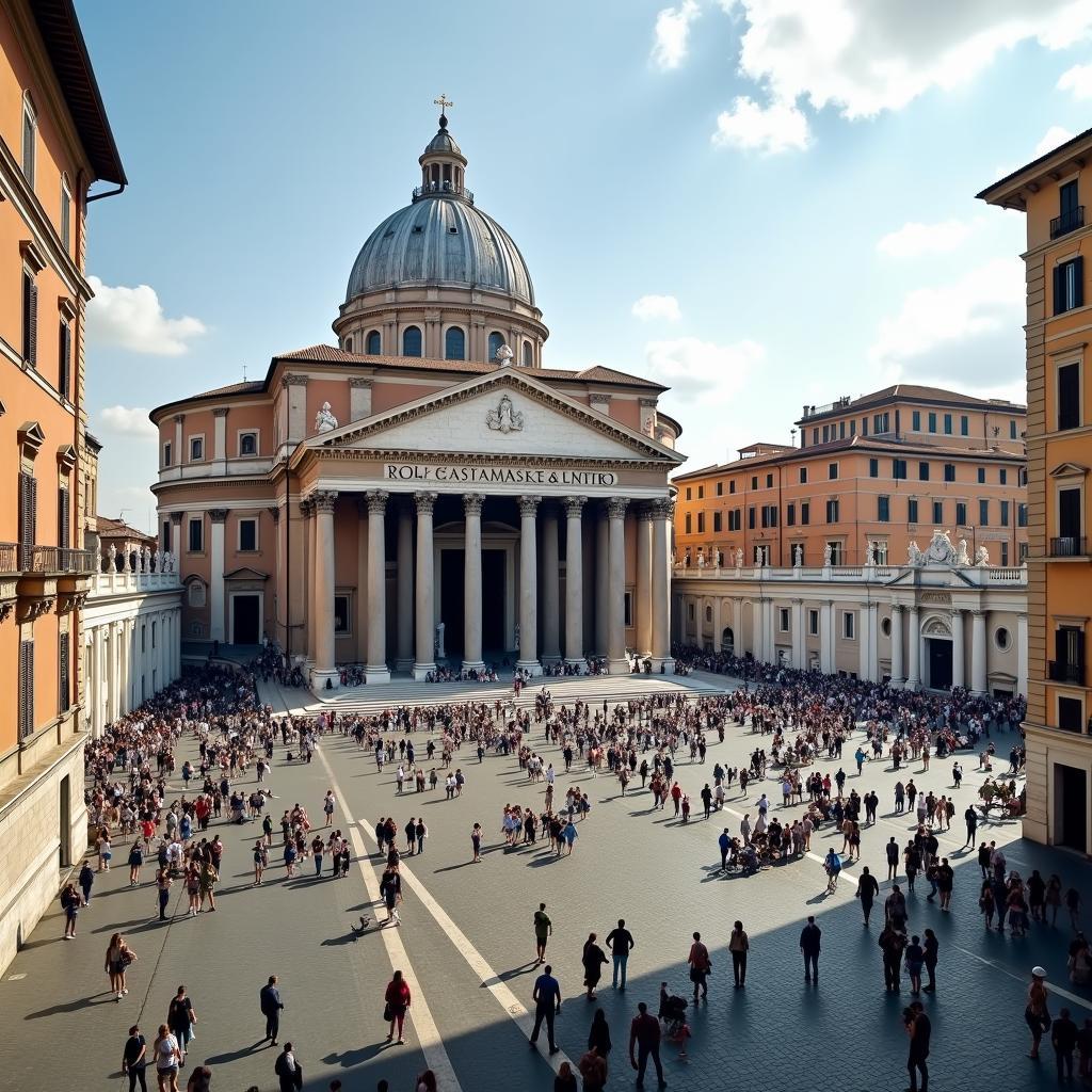 Pantheon as a Starting Point for Rome Afternoon Walking Tour