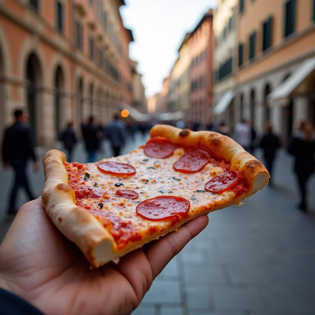 Roman-Style Pizza During an Afternoon Walking Tour