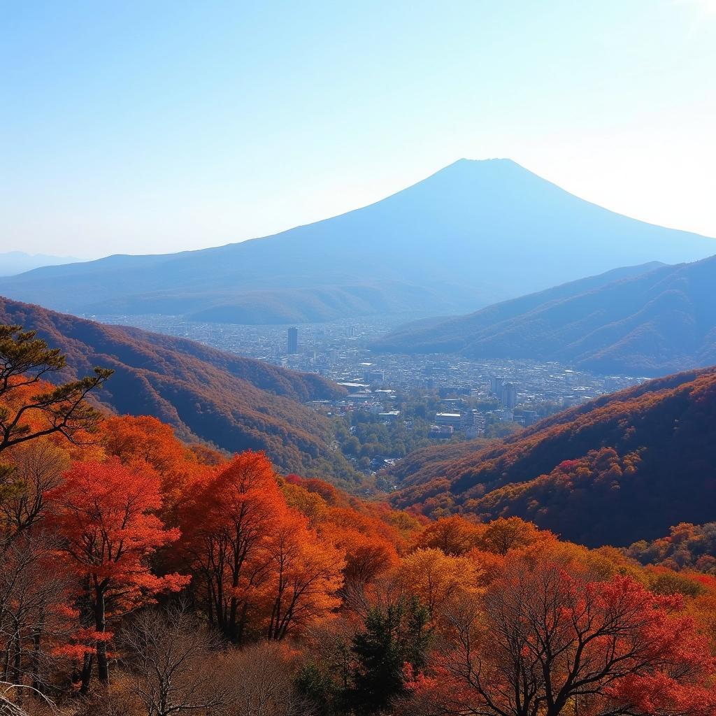 Stunning Chichibu Mountain Range in Saitama