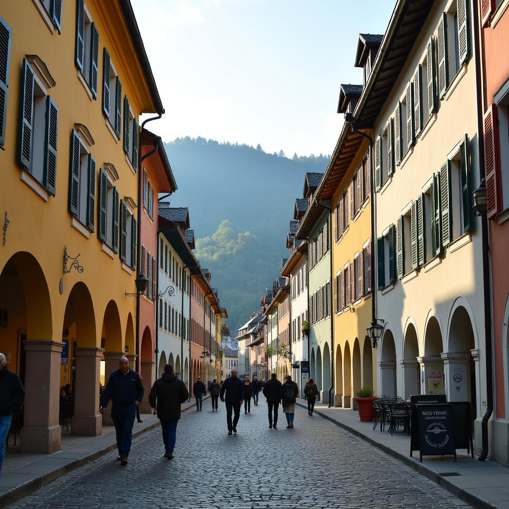 Salzburg City Walk in the Afternoon