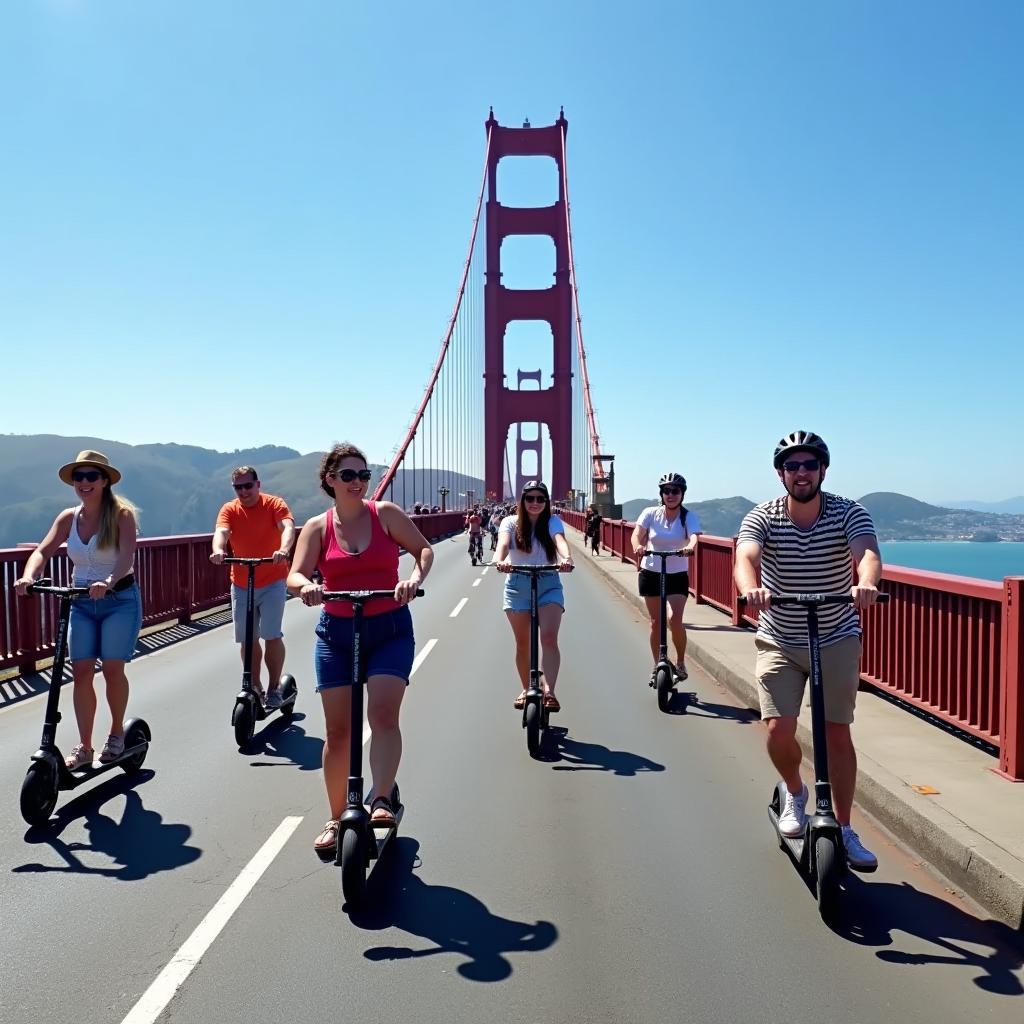 Golden Gate Bridge Scooter Tour in San Francisco