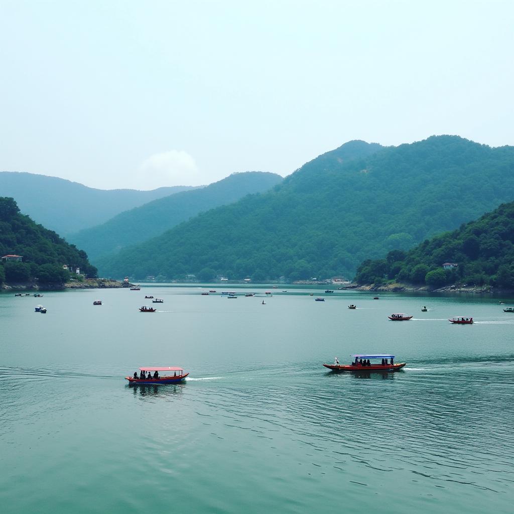 Boating on Saputara Lake