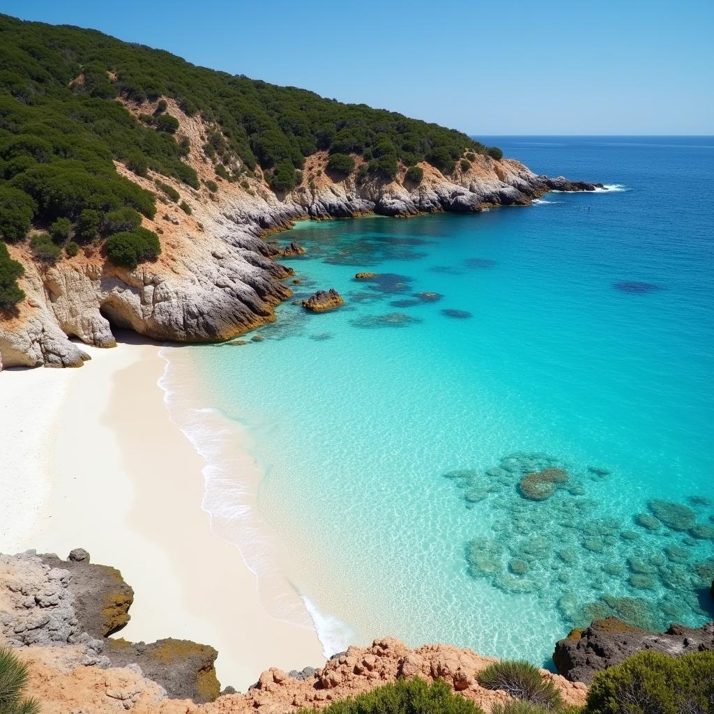 Stunning Beach in Costa Smeralda, Sardinia