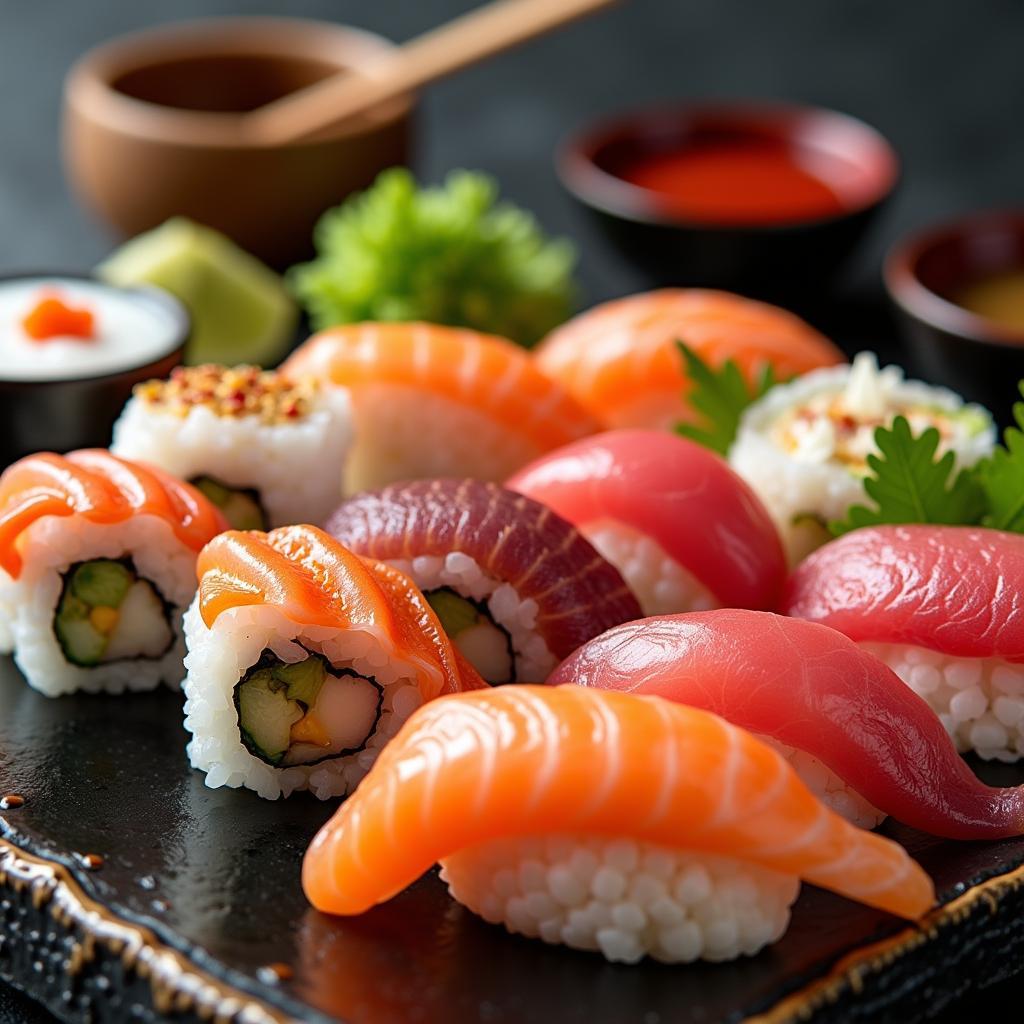 Enjoying the diverse and delicious world of Japanese cuisine during your tour.