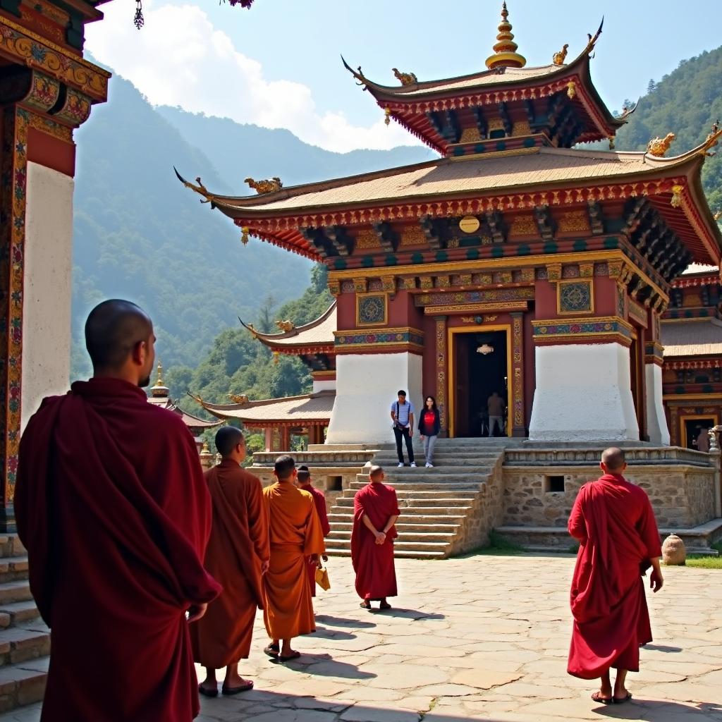 Exploring ancient monasteries and experiencing the vibrant culture of Sikkim on a tour from Ahmedabad.