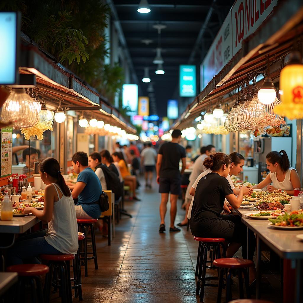 Singapore Street Food Hawker Center