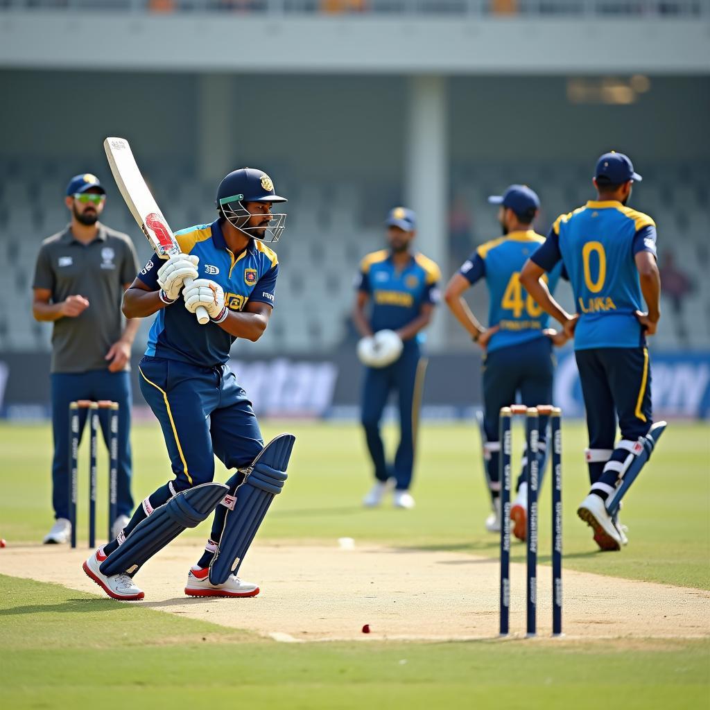 Sri Lankan Cricket Team Preparing for India Tour