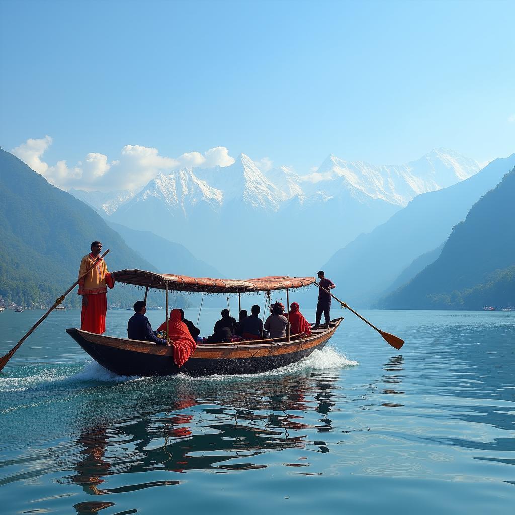 Scenic Shikara Ride on Dal Lake Srinagar Kashmir