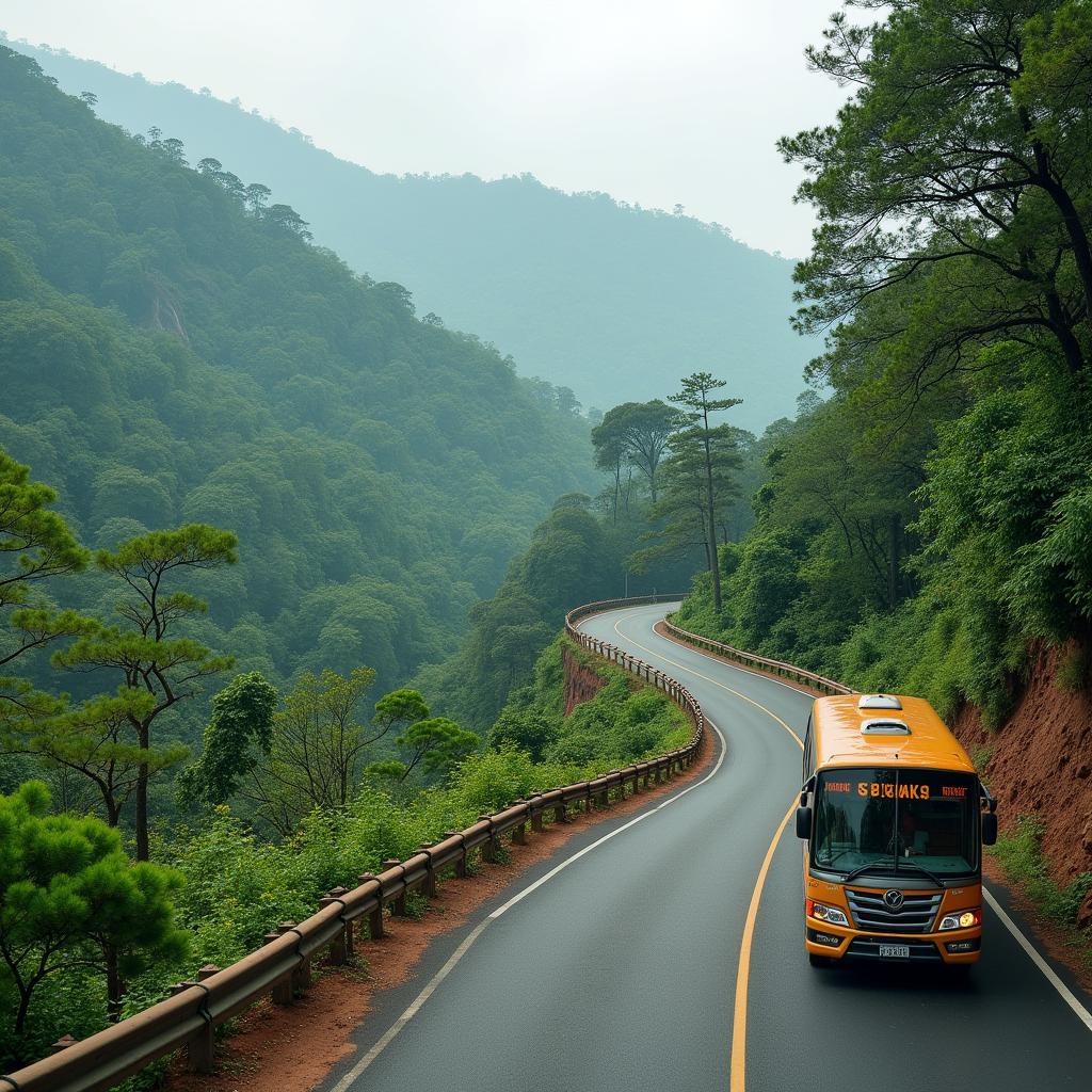 Scenic Bus Journey to Srisailam