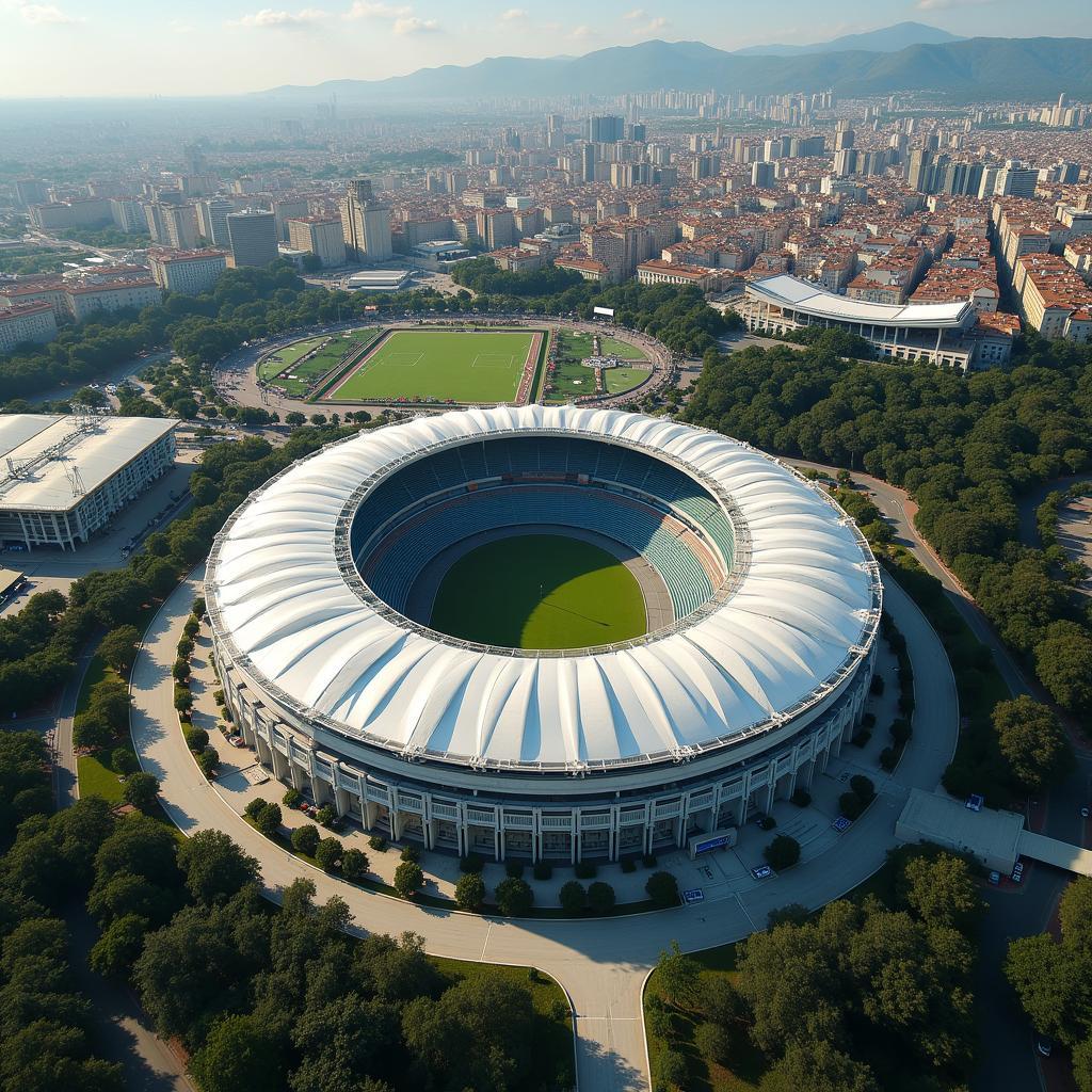 Stadio Olimpico Aerial View