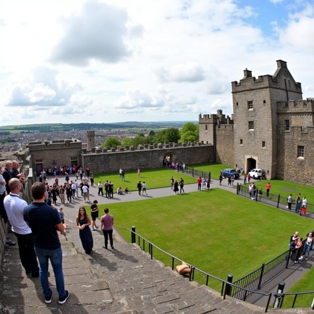 Stirling Castle Courtyard and Ramparts