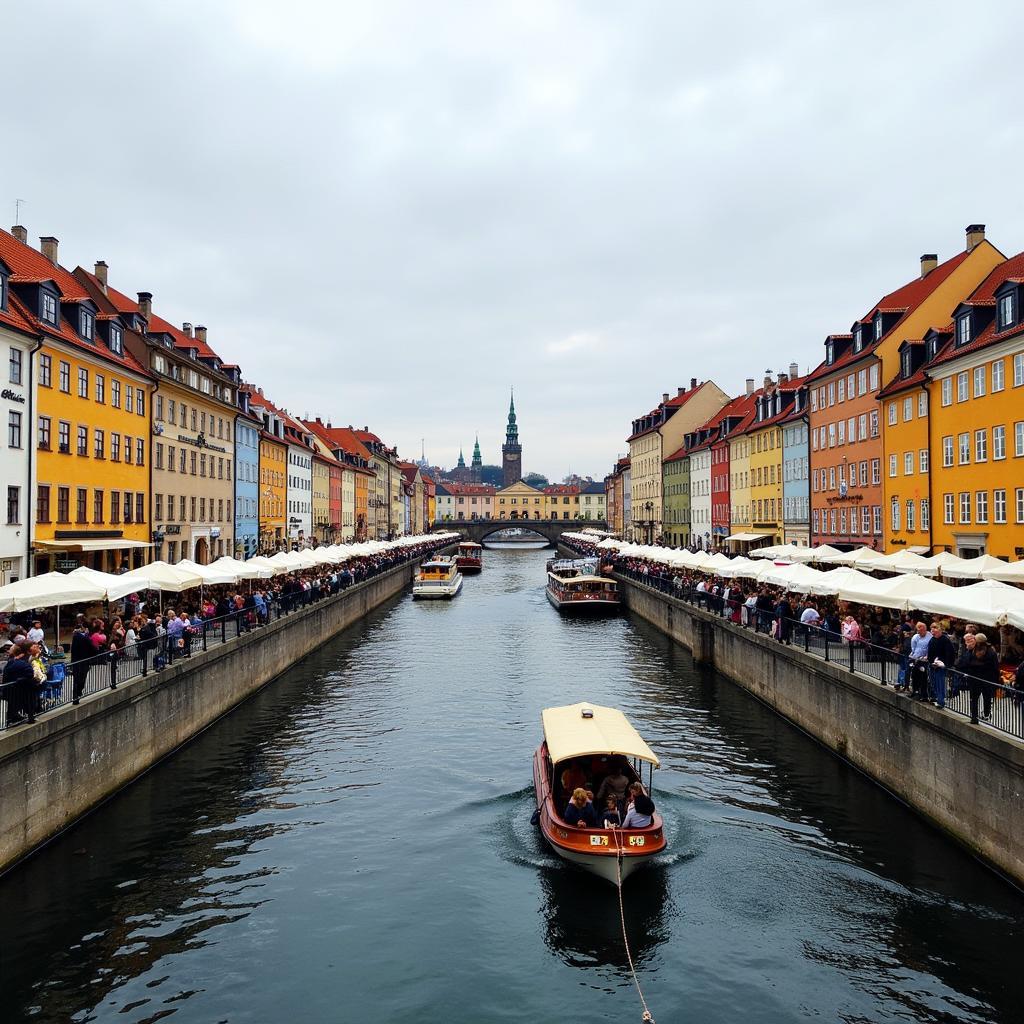 Exploring the canals and colorful buildings of Stockholm on a Sweden tour package