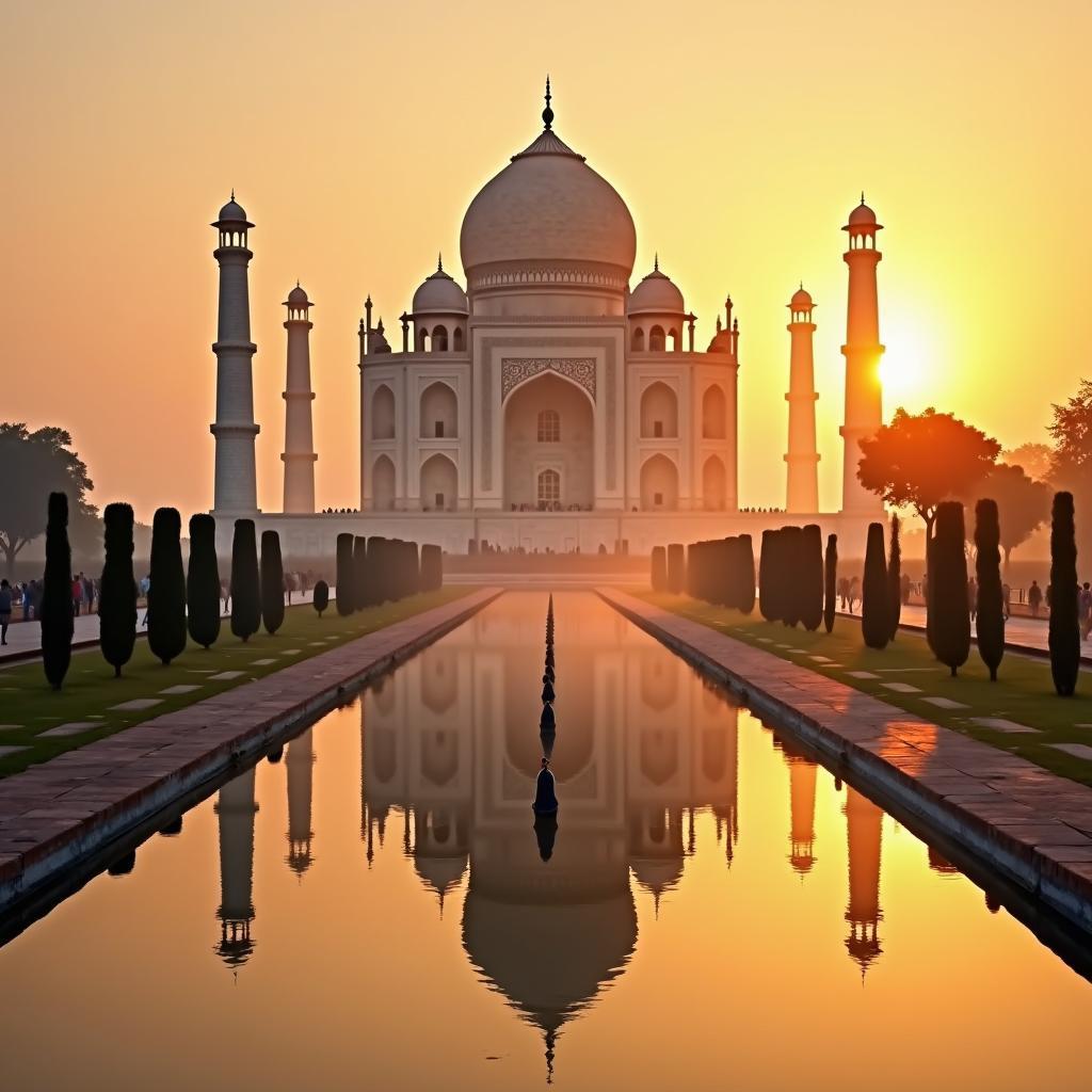 Taj Mahal at Sunrise