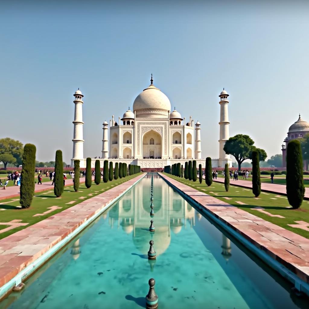 Navigating a Taj Mahal Virtual Tour