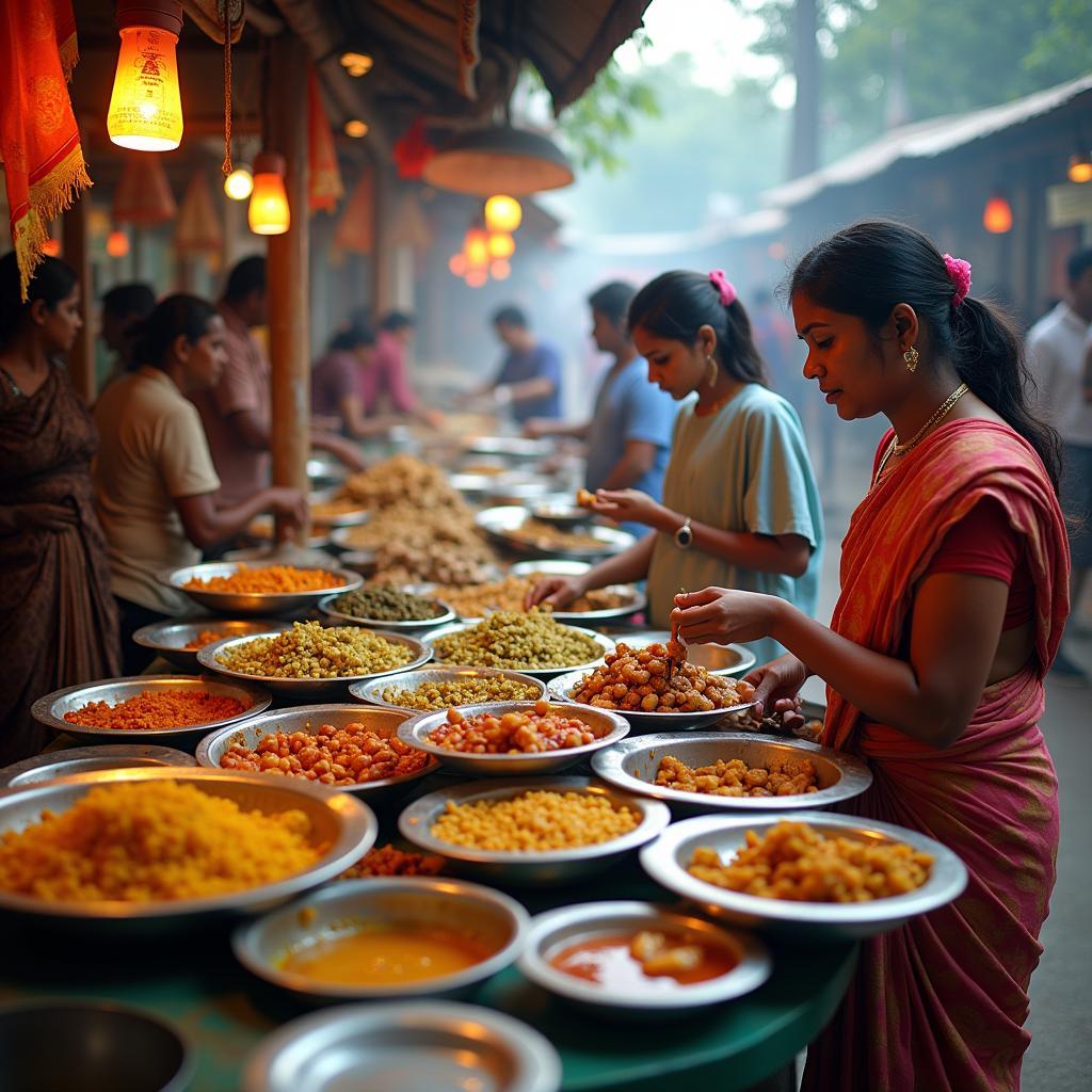 Experiencing the vibrant culture and delicious cuisine of Tamil Nadu.