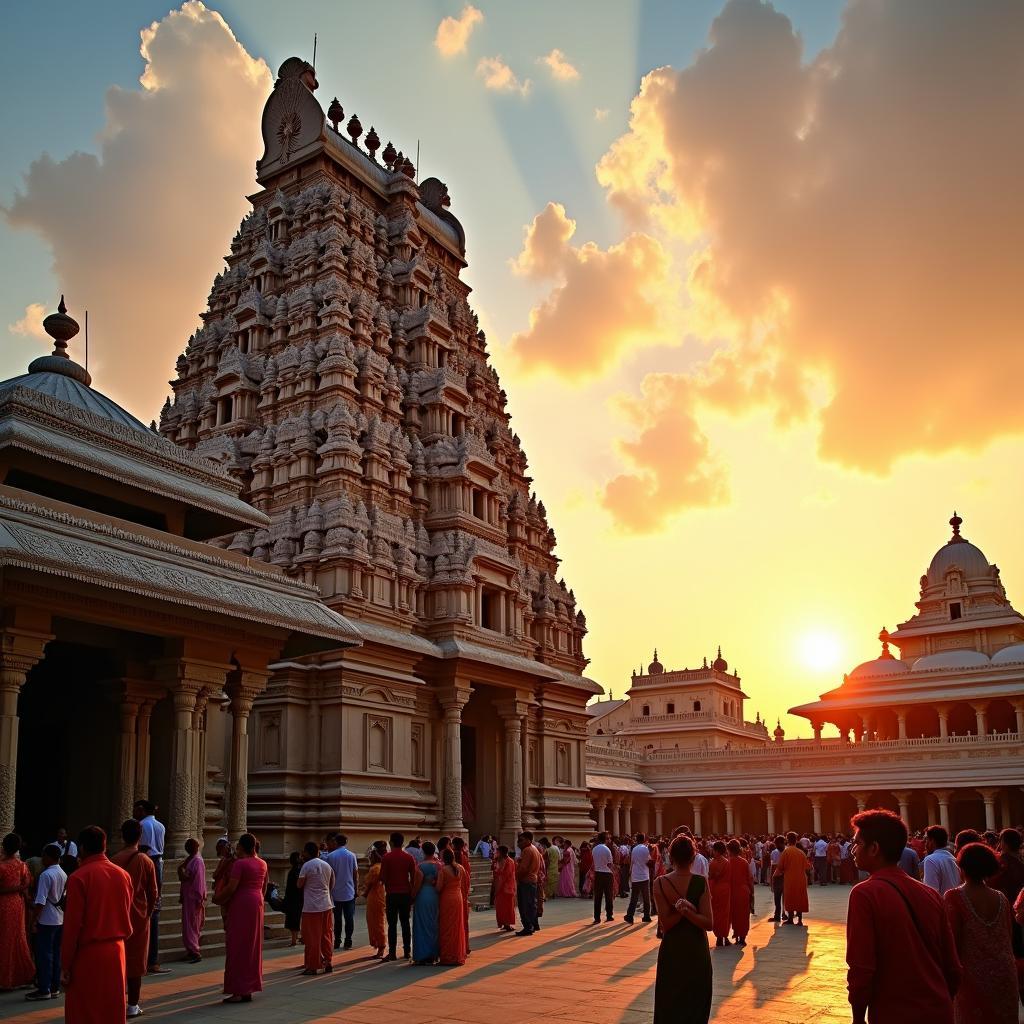 Three-day Tamil Nadu temple tour showcasing ancient architecture and vibrant culture.