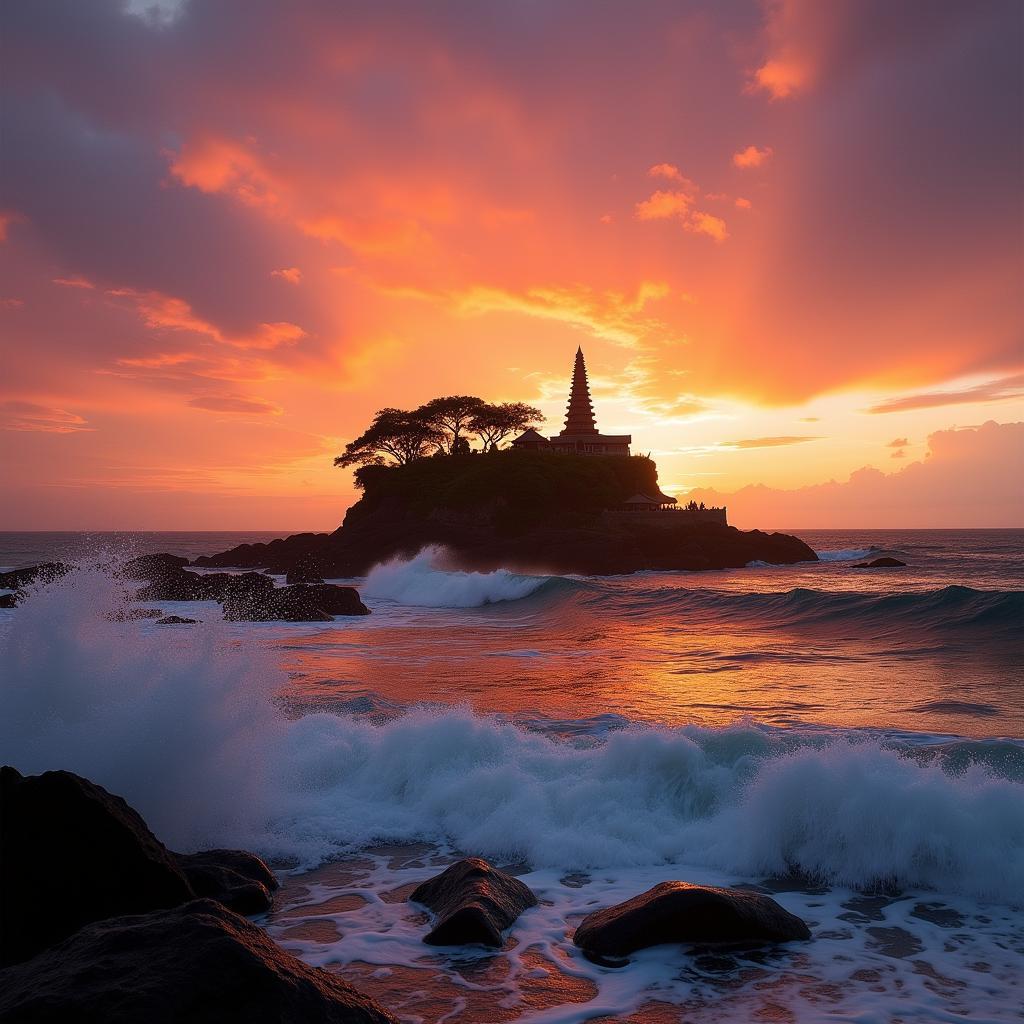 Tanah Lot Temple Sunset Bali 4D3N