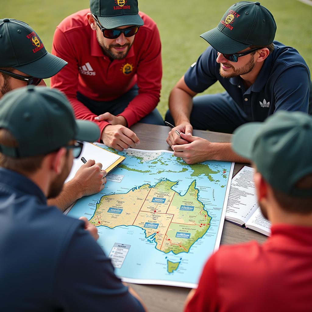 Planning a Test Squad Australia Tour