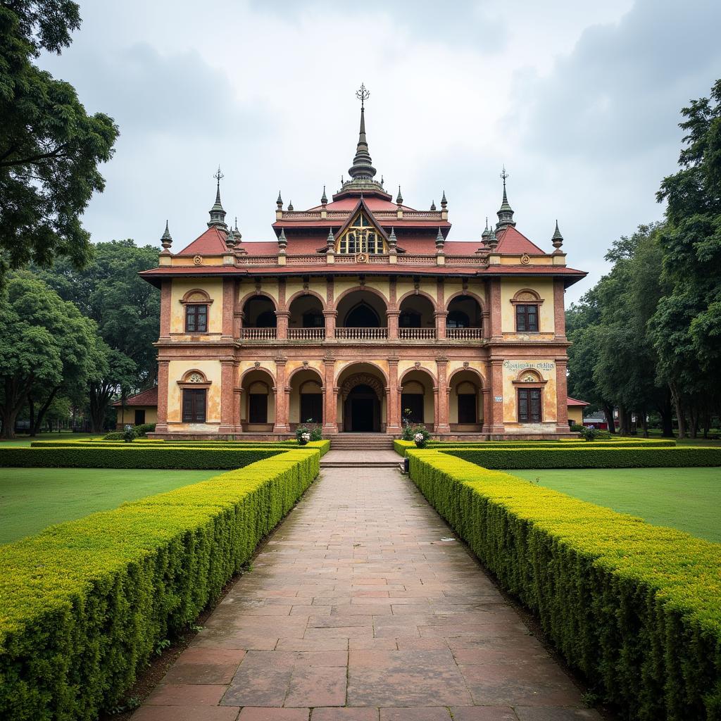 Thibaw Palace in Ratnagiri, Maharashtra