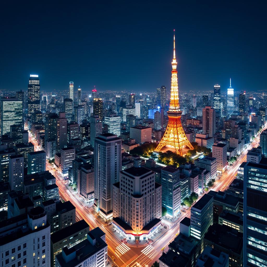 Tokyo Cityscape during a Banerjee Special Tour