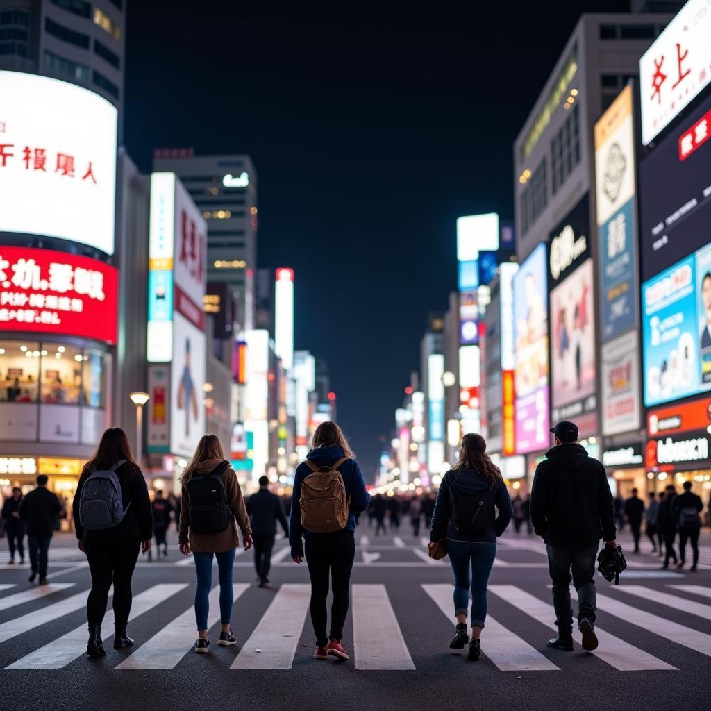 Tokyo Shibuya Crossing with Tamboli Travels