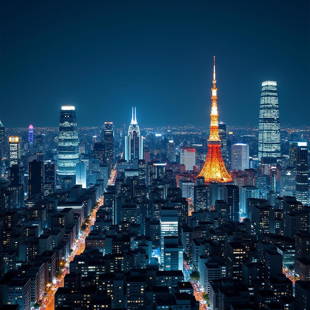 Tokyo Skyline: A Testament to Modern Architecture and Technological Innovation