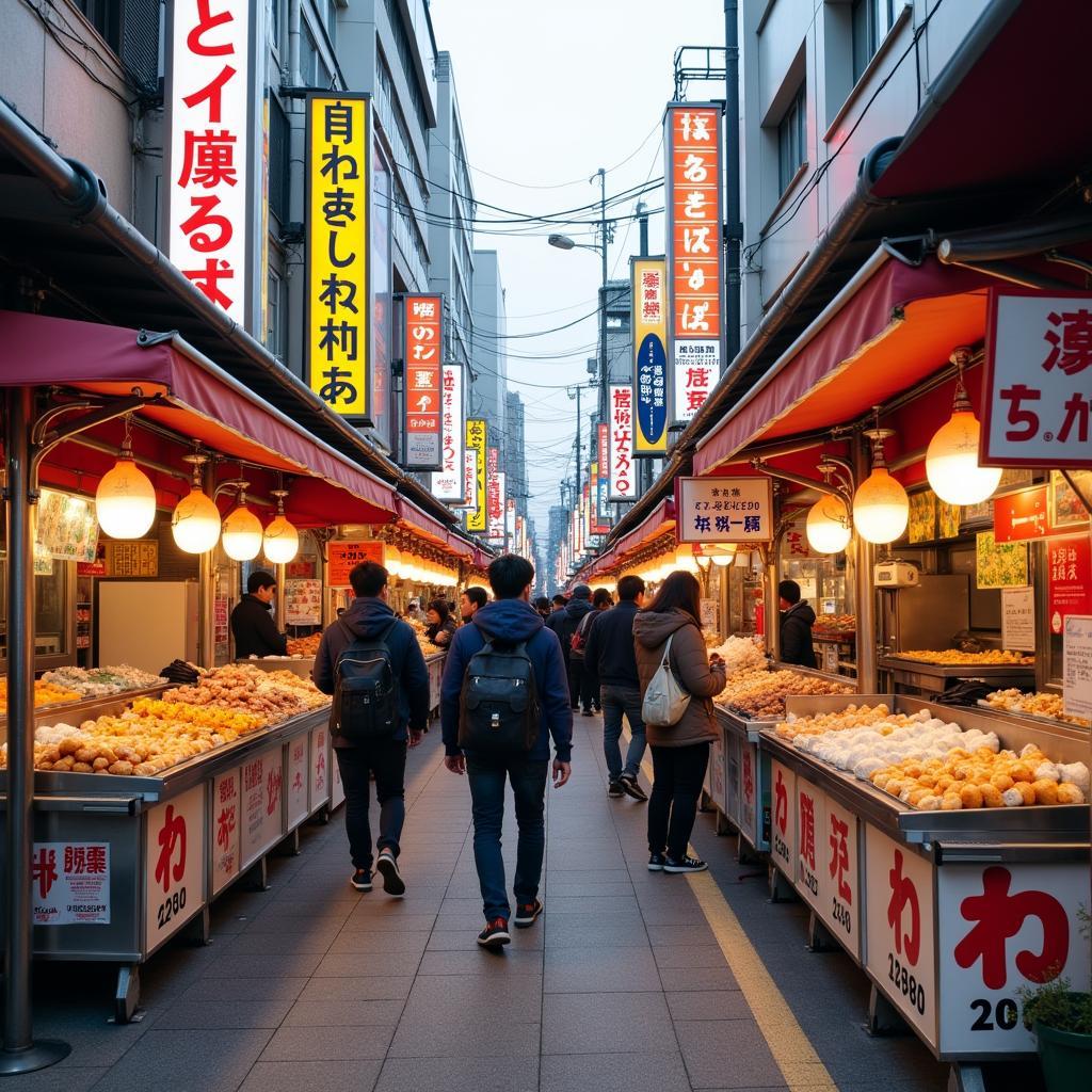 Tokyo Street Food during a 2-Day Trip