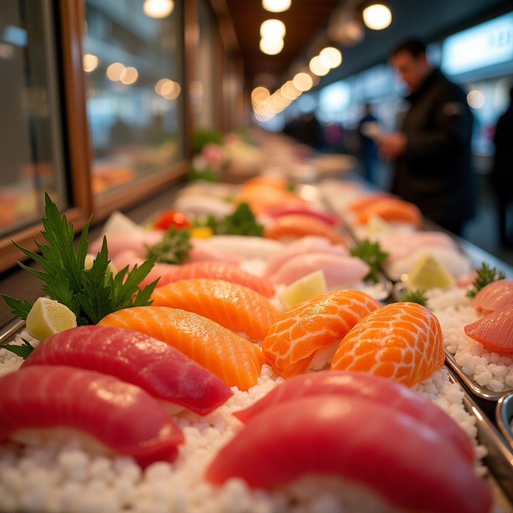 Fresh Sushi at Tokyo's Tsukiji Outer Market