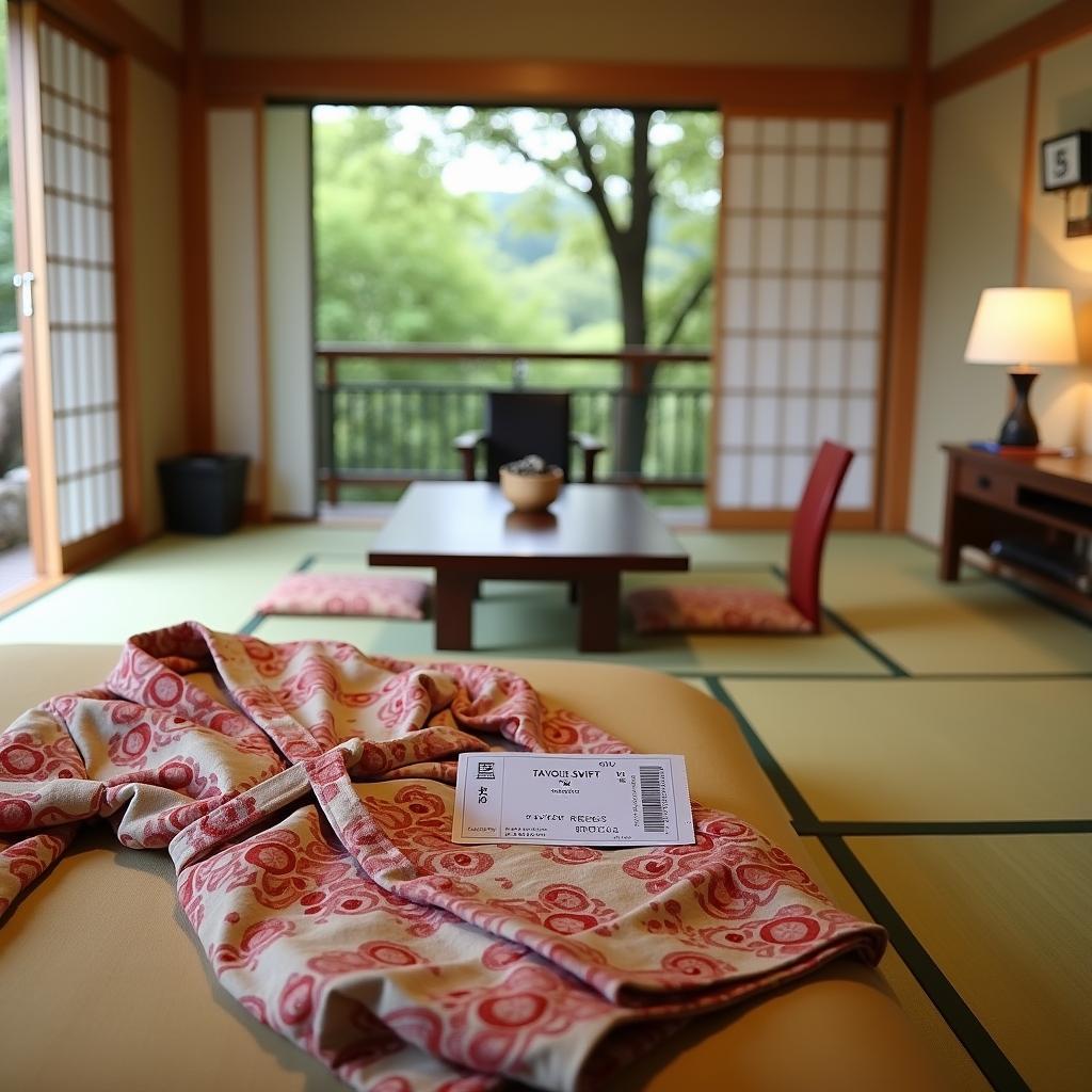 Staying in a traditional Ryokan near the taylorswift.com concert venue in Japan