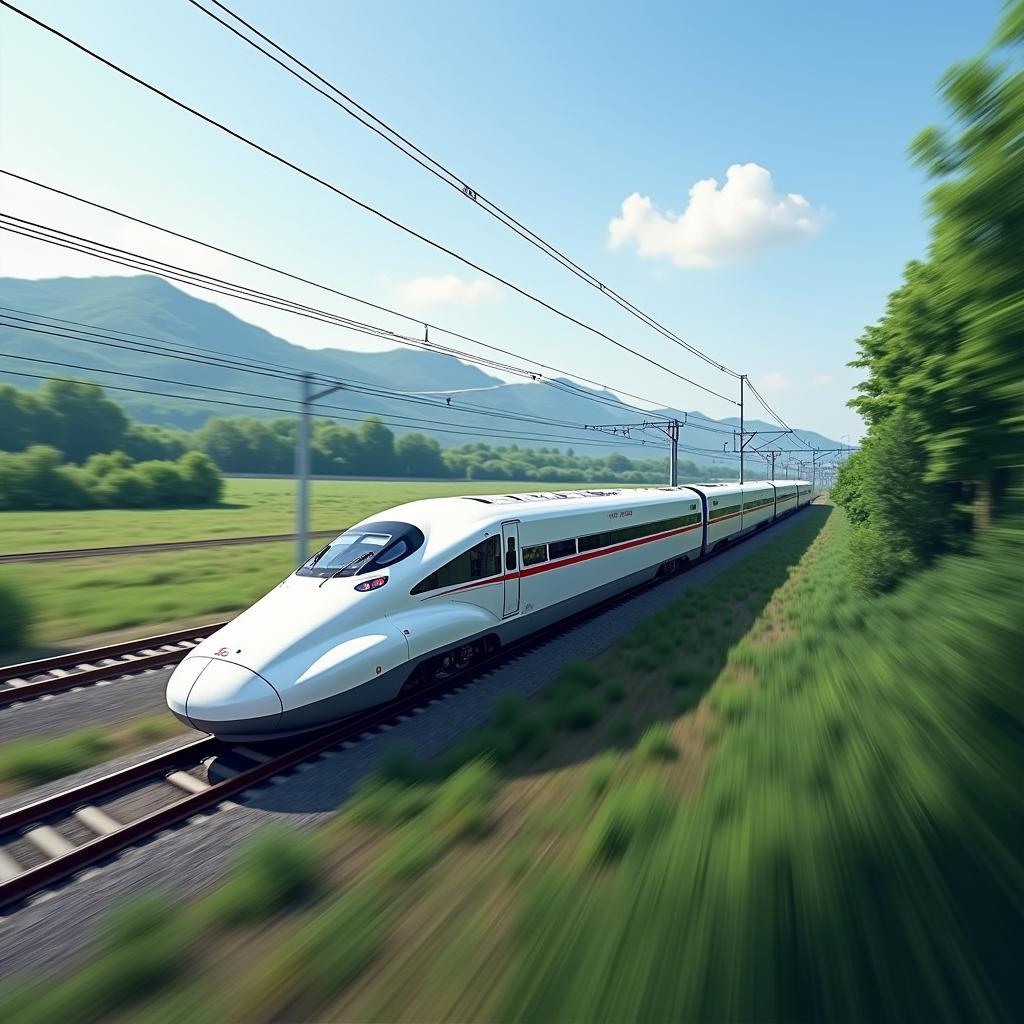 Traveling on the Shinkansen Bullet Train