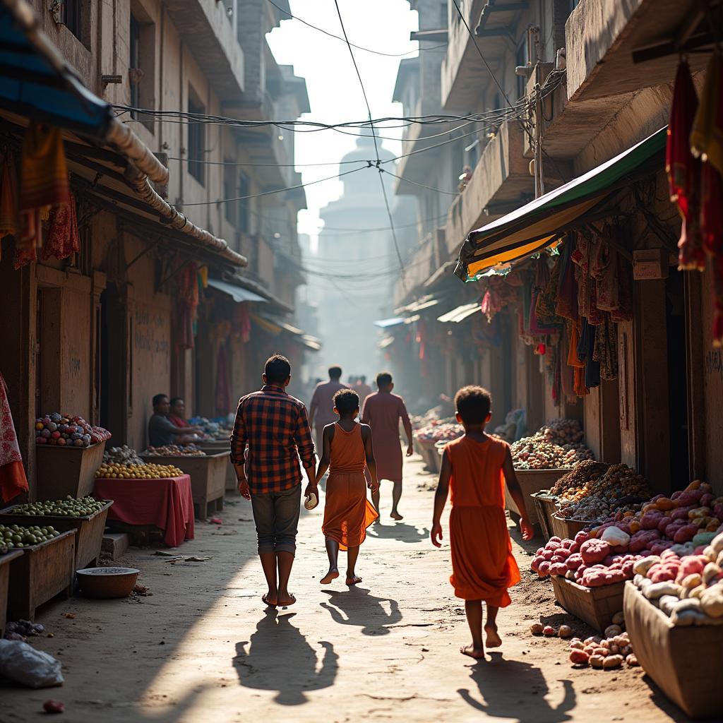 Exploring the narrow alleyways of Varanasi, discovering local life