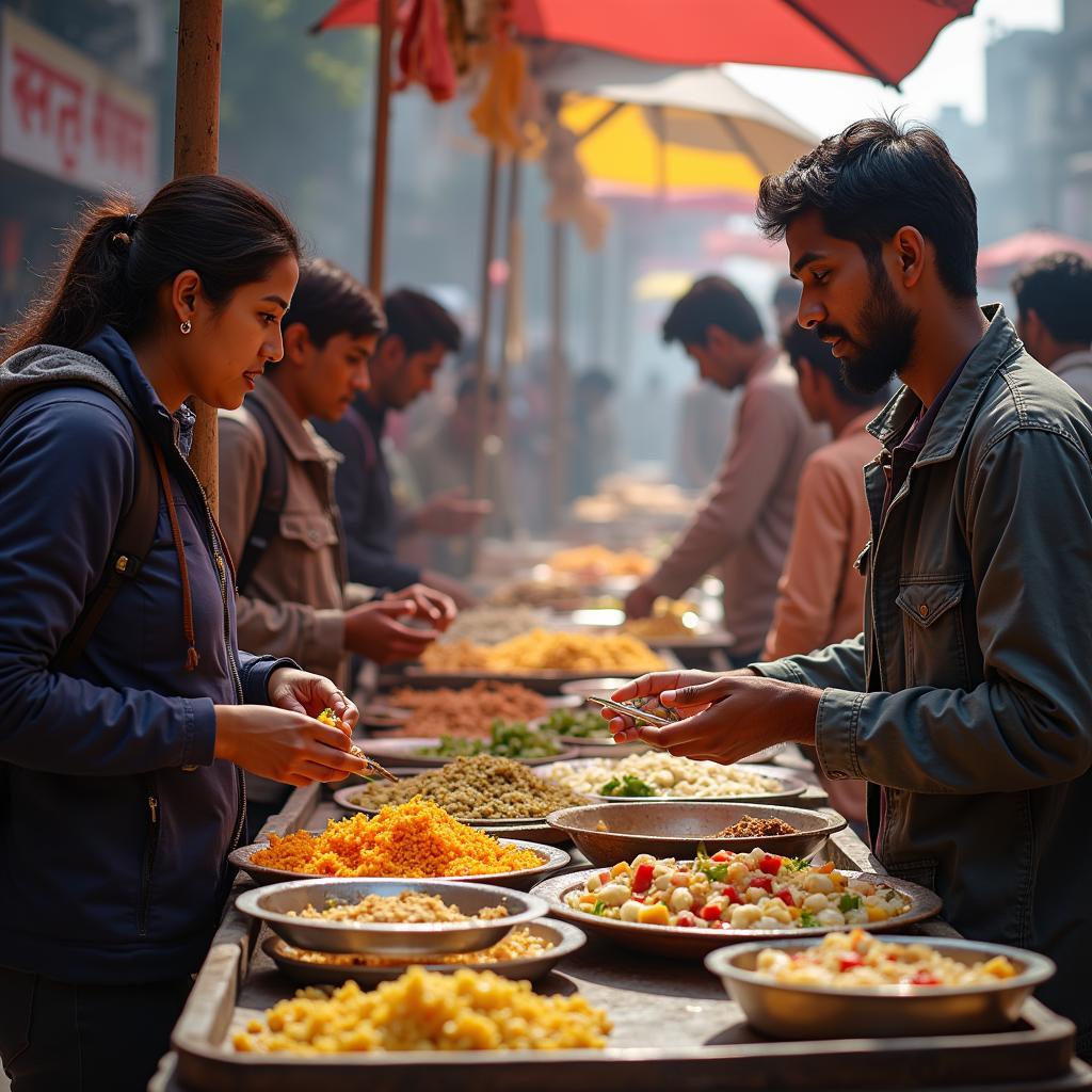 Exploring Varanasi's Street Food Scene in the Local Market