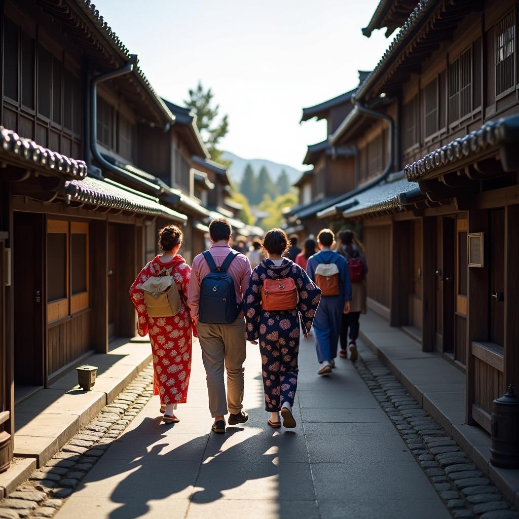 Exploring Kyoto's Gion district with a Viator guide