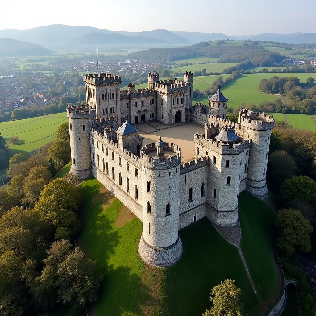 Windsor Castle Aerial View