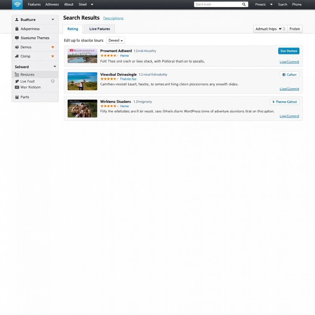 WordPress Theme Directory Search Results