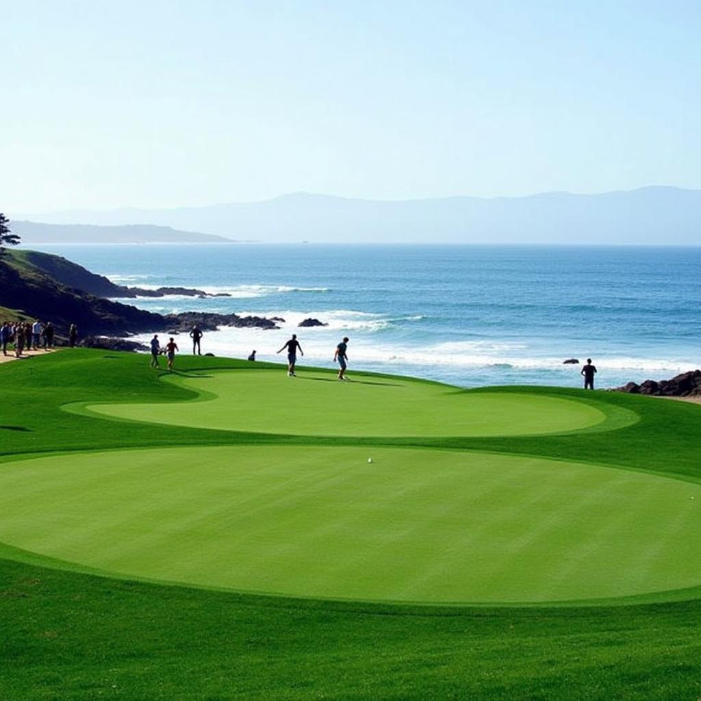 Pebble Beach Golf Links along 17 Mile Drive