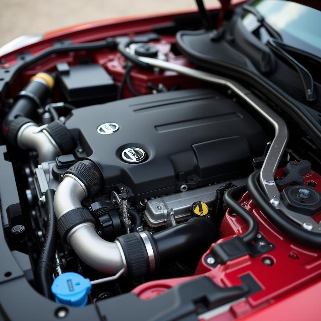 Powerful Engine of the 2014 Nissan 370Z Touring Roadster