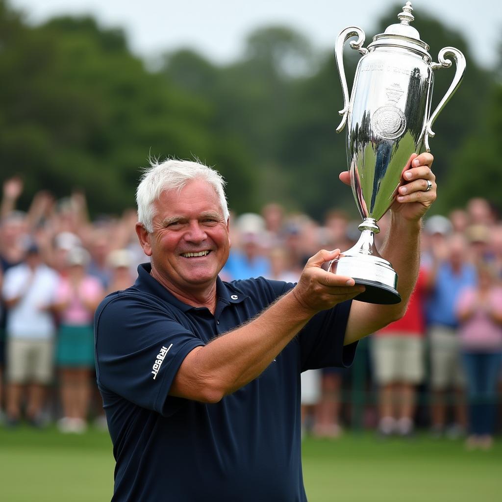 Colin Montgomerie winning the 2015 Senior PGA Championship