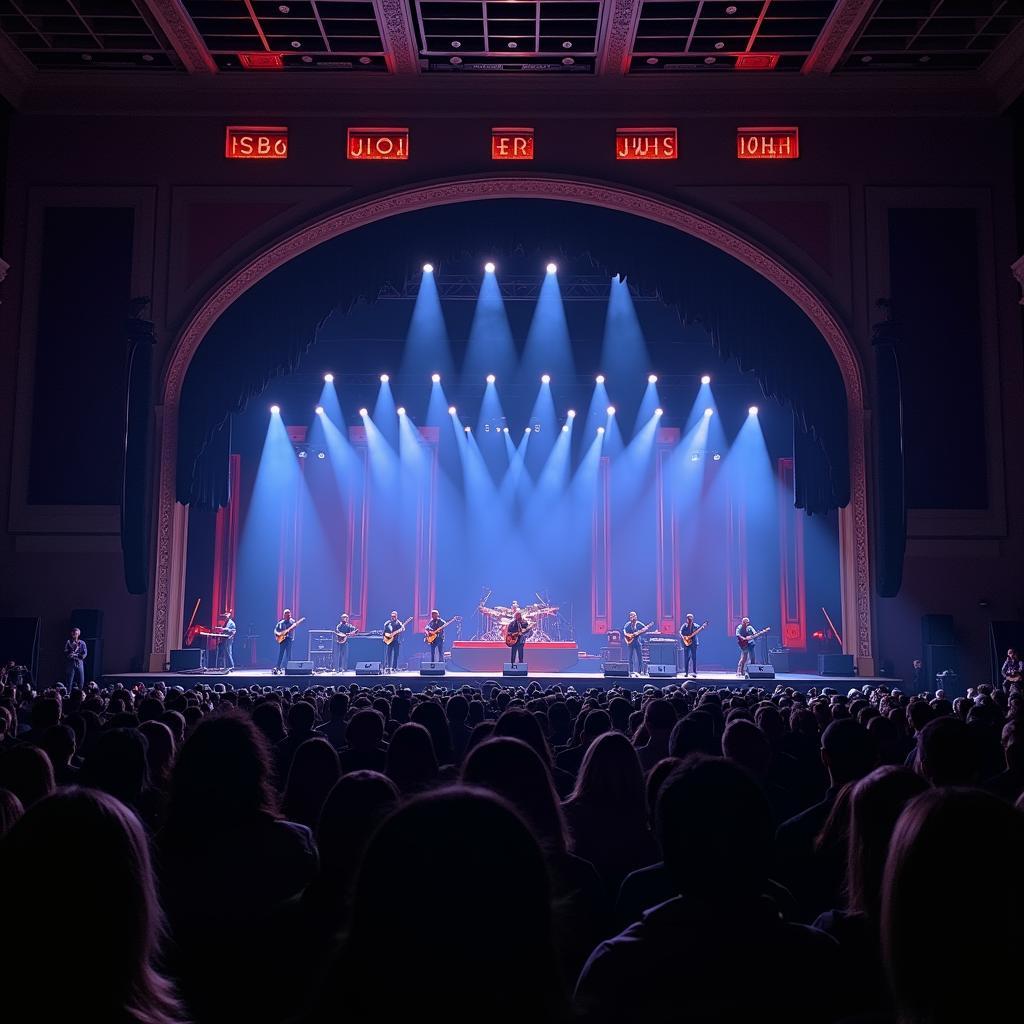 2020 Tour Radio City Music Hall Stage Close-up