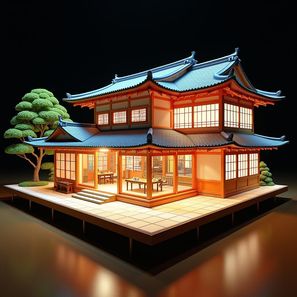 3D Japanese House Tour in Kensington